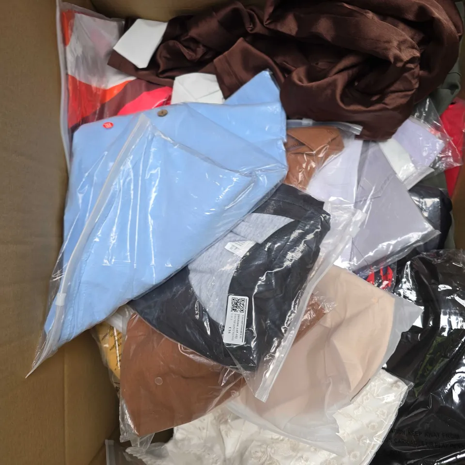 APPROXIMATELY 25 ASSORTED CLOTHING AND FASHION PRODUCTS IN VARIOUS STYLES AND SIZES - COLLECTION ONLY