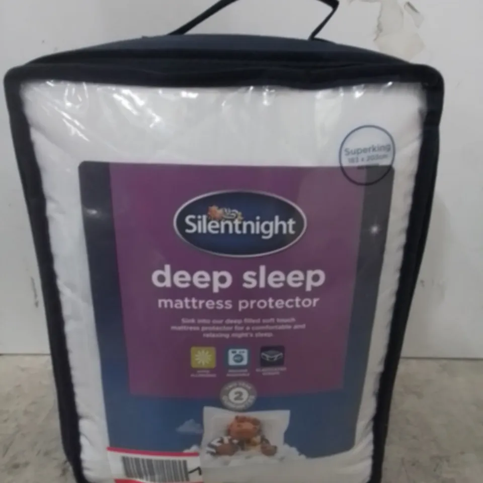 SILENTNIGHT DEEP SLEEP SUPER SOFT AND EASY FIT MATTRESS PROTECTOR 