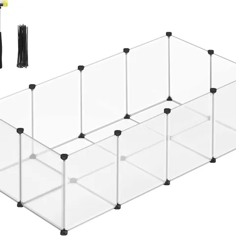 BOXED SONGMICS PET PLAYPEN WITH FLOOR