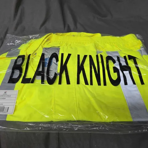 BLACK KNIGHT HI-VIS BREATHABLE BOMBER JACKET - XL