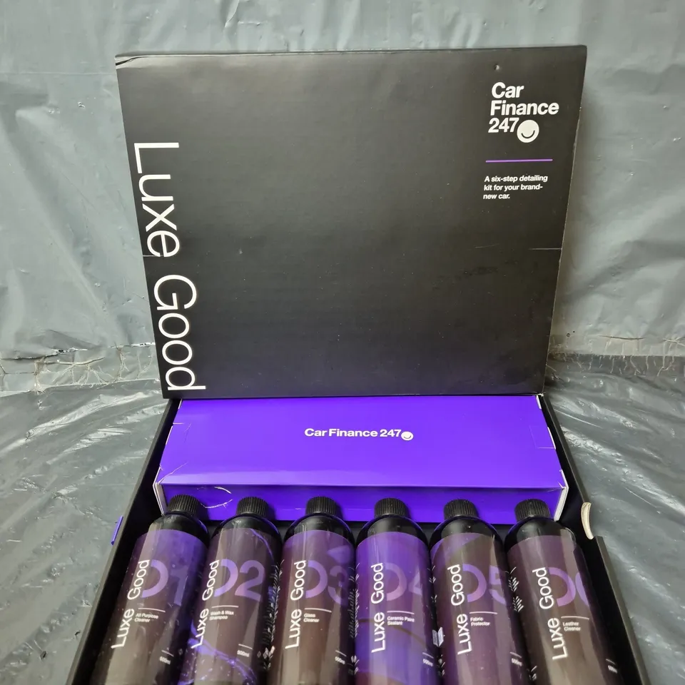 LUXE GOOD SIX-STEP CAR DETAILING KIT 