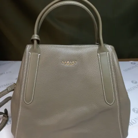 WOMENS LEATHER RADLEY LONDON HANDBAG IN BIEGE