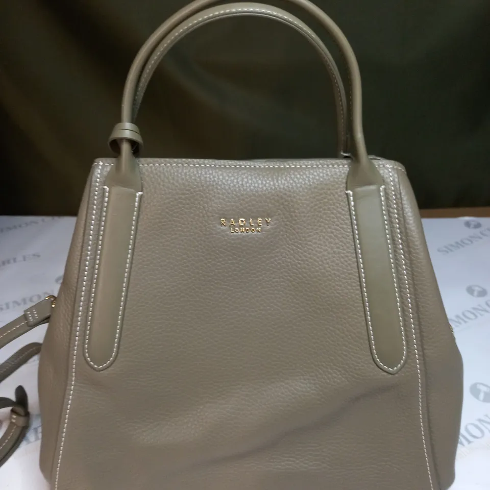 WOMENS LEATHER RADLEY LONDON HANDBAG IN BIEGE