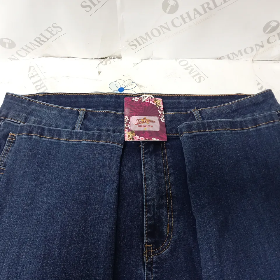 JOE BROWNS MUST HAVE SKINNY FIT JEANS BLUE UK SIZE 16R
