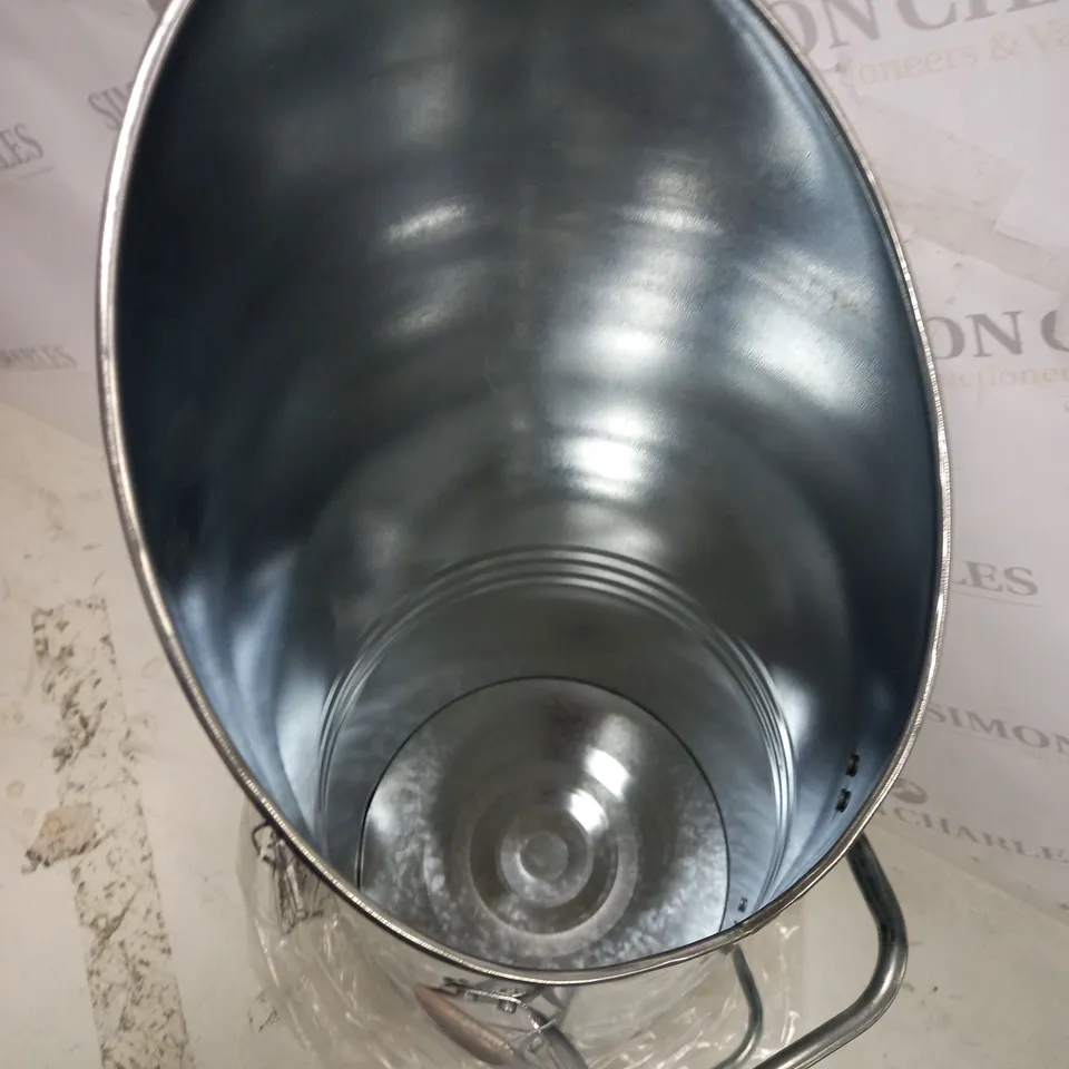 FIRESIDE GALVANISED ANTHRACITE COAL HOD