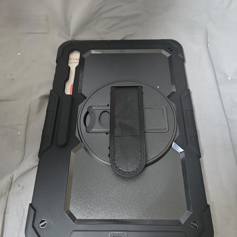 BOX OF APPROXIMATELY 17 RUGGED SHOCKPROOF TABLET CASE – 3-LAYER PROTECTIVE CASE WITH KICKSTAND 