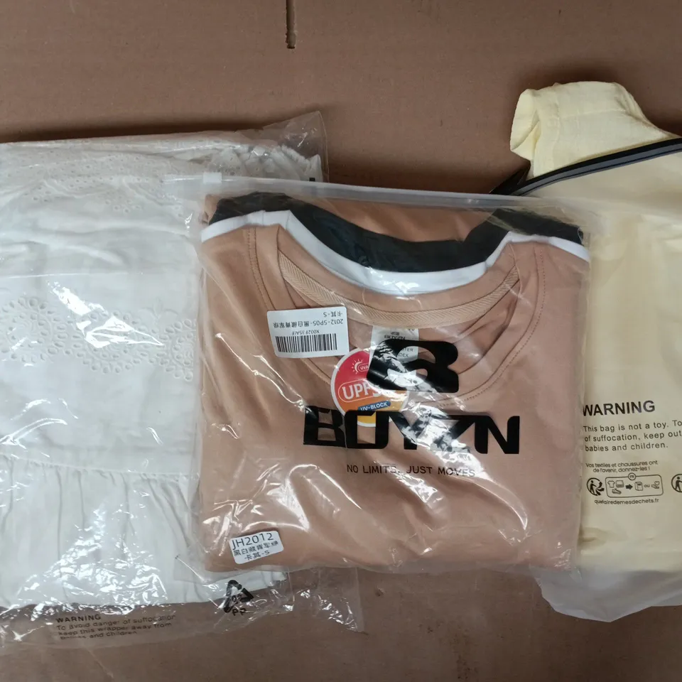 APPROXIMATELY 20 ASSORTED CLOTHING AND FASHION PRODUCTS IN VARIOUS STYLES AND SIZES - COLLECTION ONLY