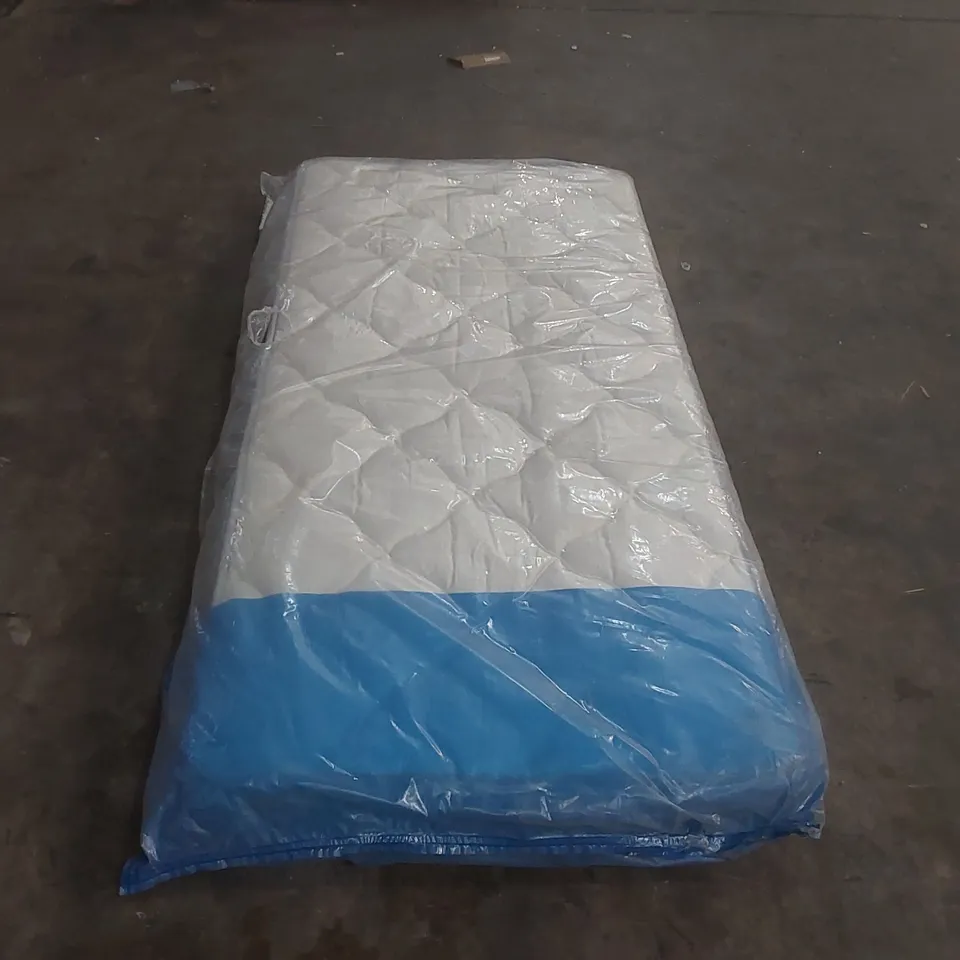 QUALITY BAGGED SINGLE 90cm AIRSPRUNG LUXURY QUILTED MEDIUM MATTRESS