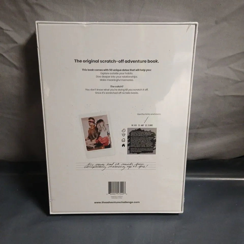 SEALED THE ADVENTURE CHALLENGE COUPLES EDITION SCRATCH OFF ADVENTURE BOOK