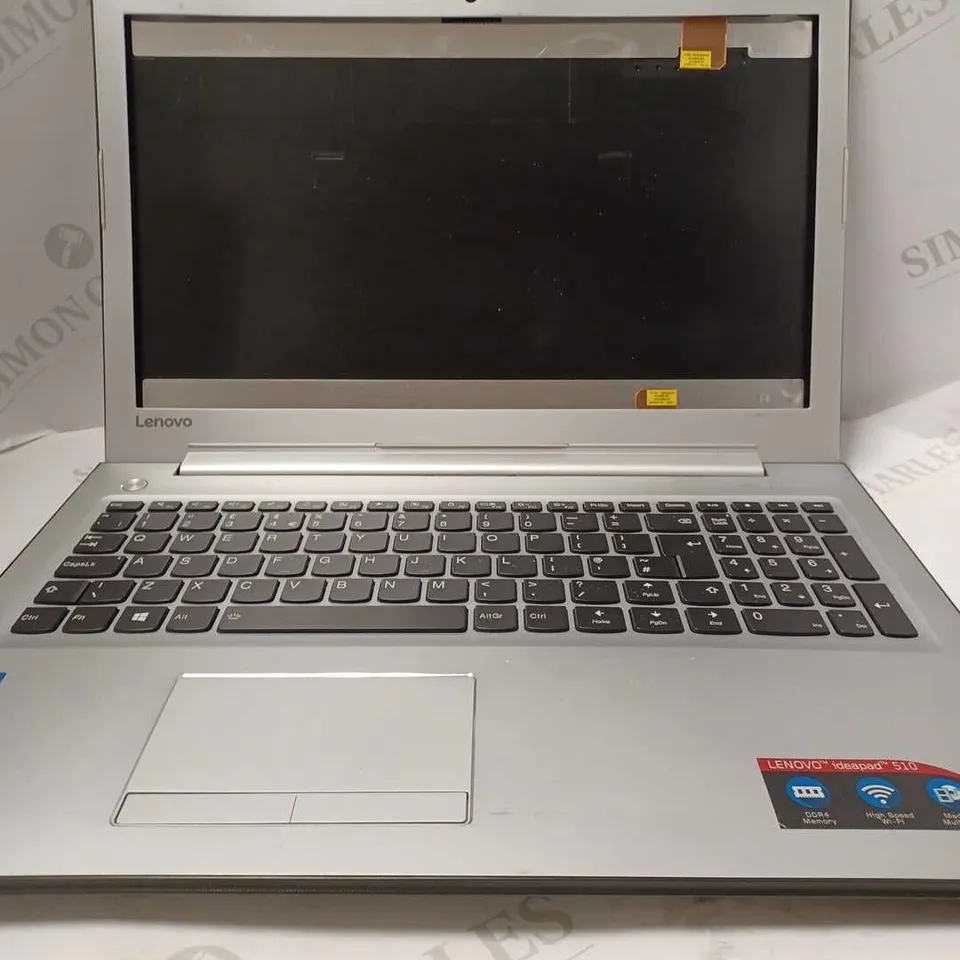 LENOVO IDEAPAD 510-15ISK BLACK LAPTOP