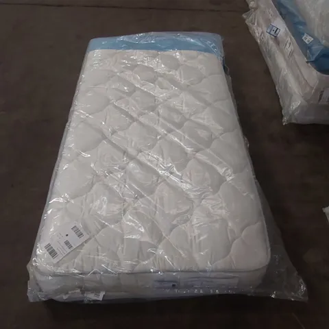 QUALITY BAGGED SINGLE 90cm AIRSPRUNG LUXURY QUILTED MEDIUM MATTRESS