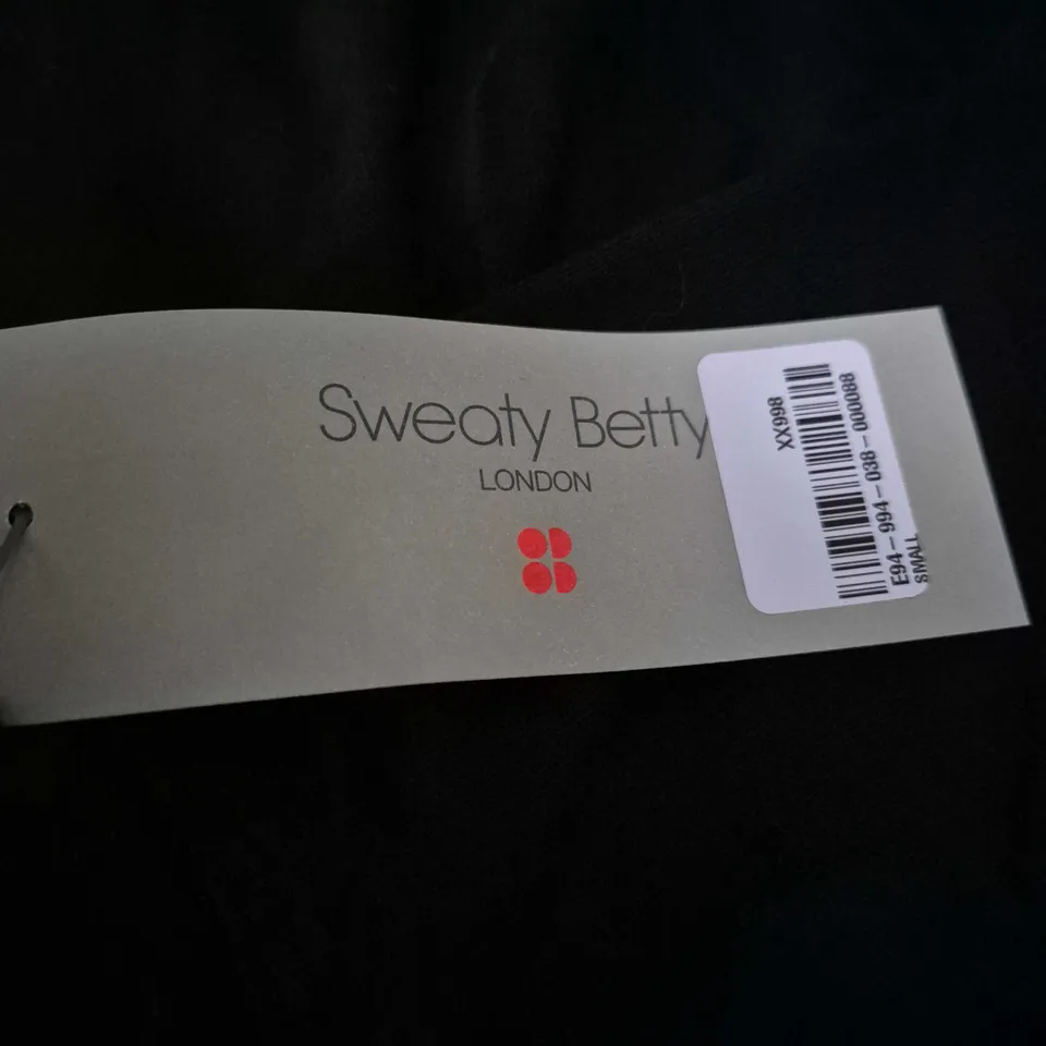 SWEATY BETTY AFTER CLASS CROP SWEATSHIRT – BLACK, UK SIZE S