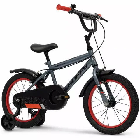 HUFFY PRO THUNDER 16 INCH KIDS BIKE - CHARCOAL GREY 