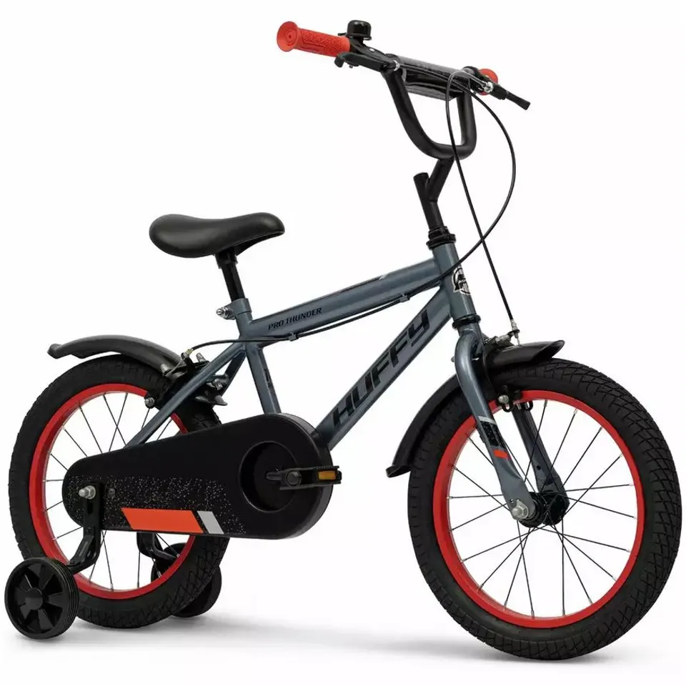 HUFFY PRO THUNDER 16 INCH KIDS BIKE - CHARCOAL GREY 