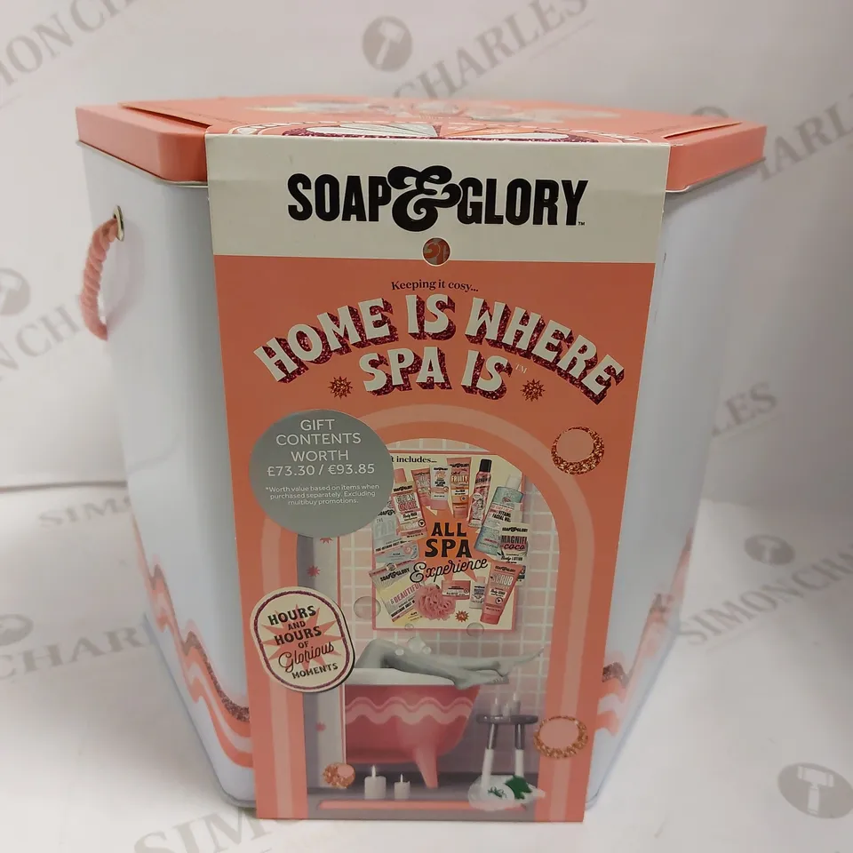 SOAP & GLORY HOME IS WHERE THE SPA IS TIN