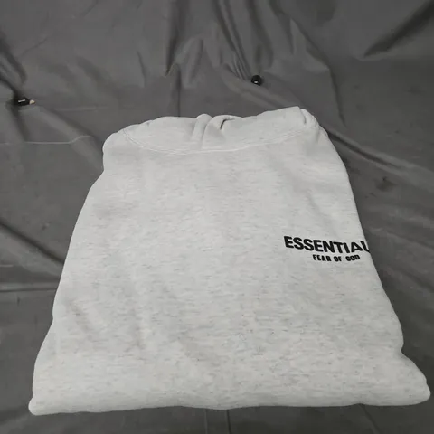 ESSENTIALS LIGHT OATMEAL HOODIE XL