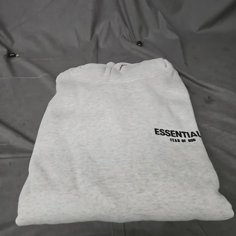 ESSENTIALS LIGHT OATMEAL HOODIE XL