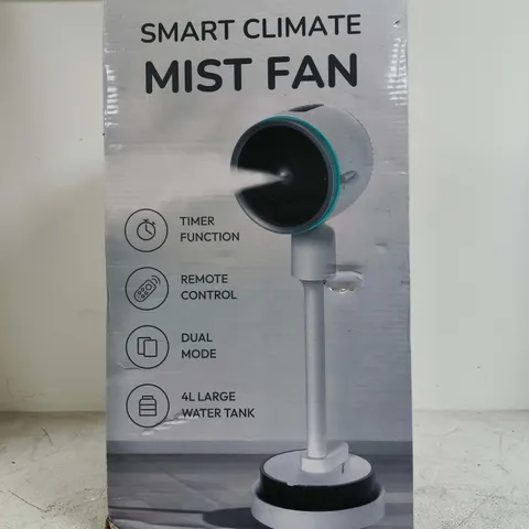 BLISS & BEYOND SMART CLIMATE MIST FAN – 4L WATER TANK, REMOTE, TIMER, DUAL MODE