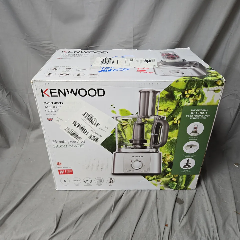 BOXED KENWOOD FOOD PROCESSER GREY