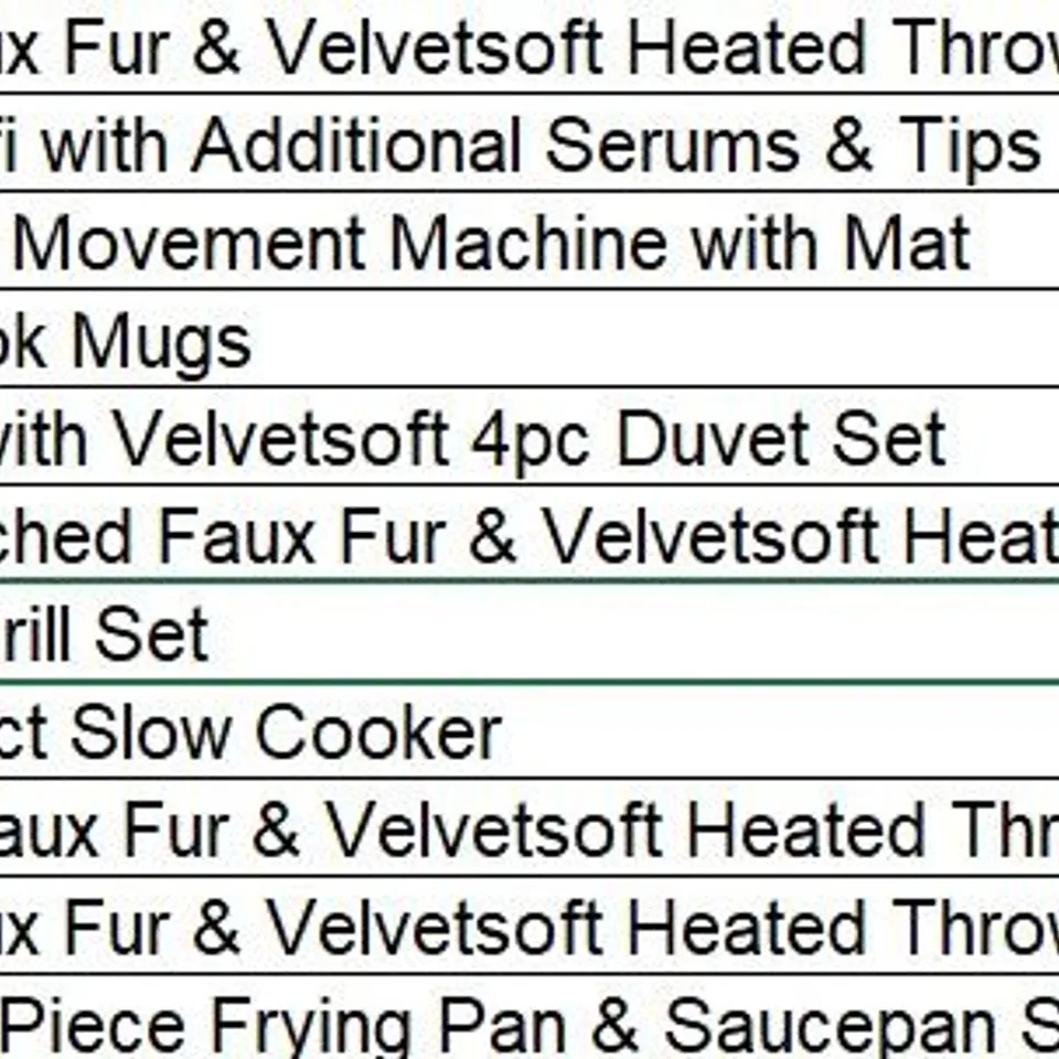 PALLET OF APPROXIMATELY 30 ASSORTED PRODUCTS TO INCLUDE;