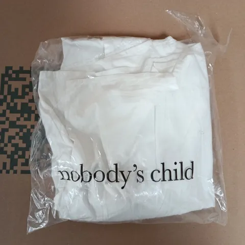 BAGGED NOBODYS CHILD VALERIE MINI DRESS IN WHITE - UK 12