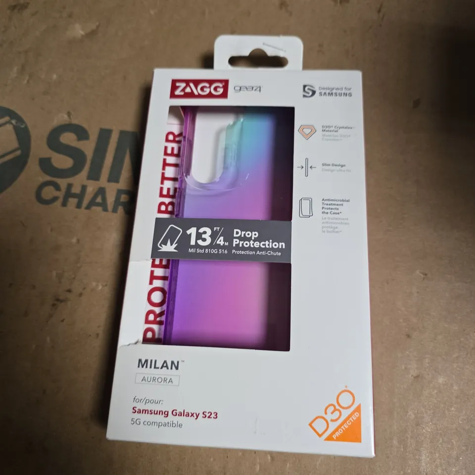 BOX OF APPROXIMATELY 50 ASSORTED PHONE CASES INCLUDING HAMA IPHONE 14 AND ZAGG MILAN 