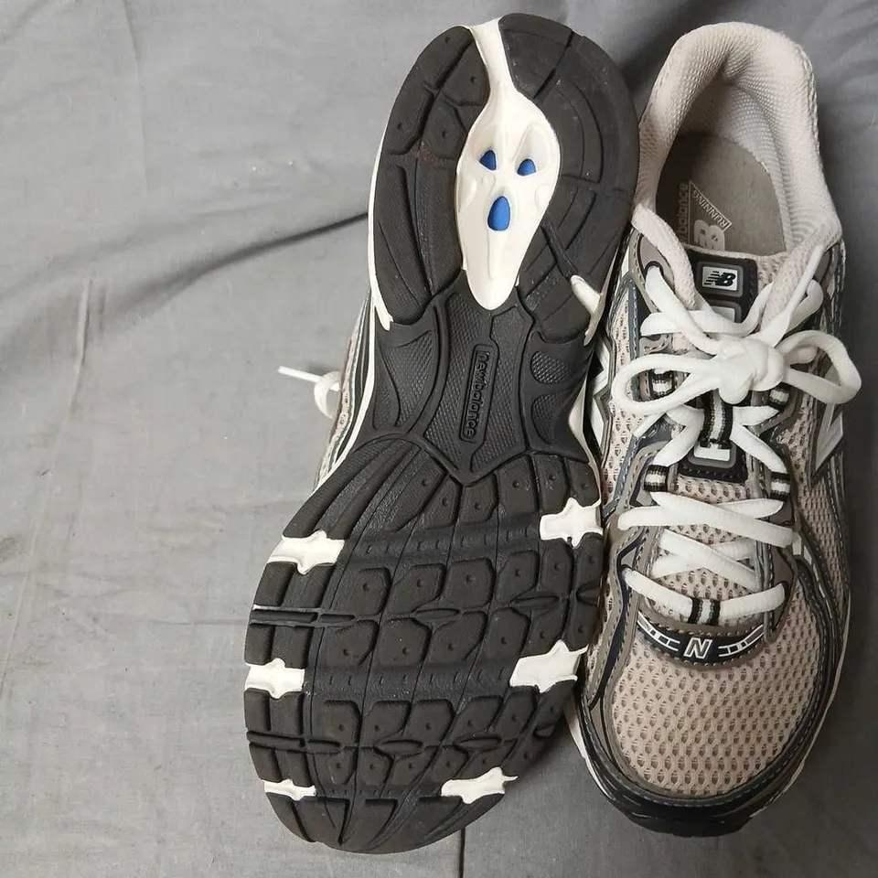 NEW BALANCE 740 RUNNING SHOES – BEIGE/GREY MESH, D WIDTH (MEN'S) SIZE 5.5