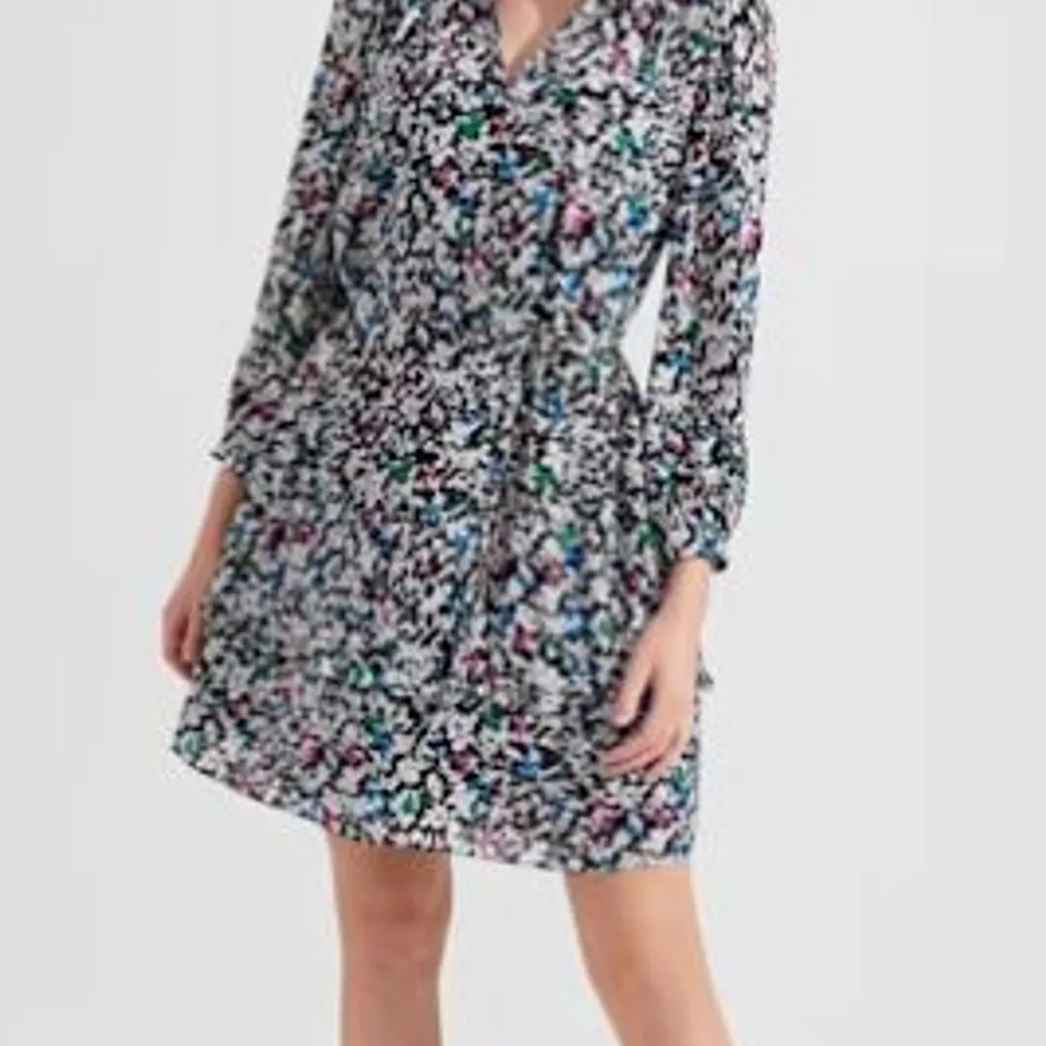 HOBBS SELINA DRESS NAVY MULTI SIZE 18