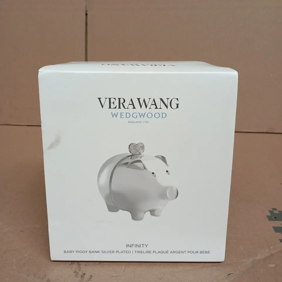 VERA WANG WEDGWOOD INFINITY BABY PIGGY BANK