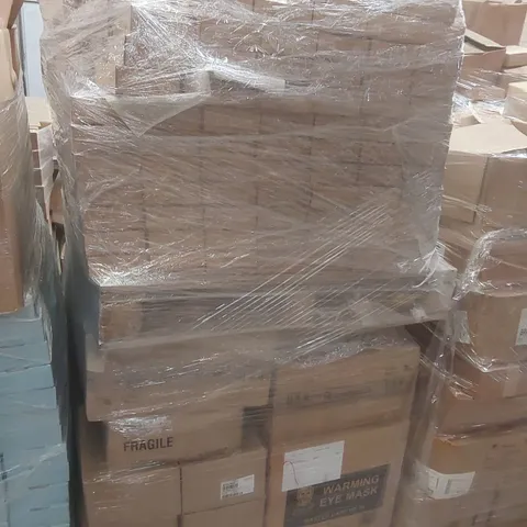 PALLET CONTAINING A VERY LARGE QUANTITY OF ASSORTED BEAUTY RELATED PRODUCTS INCLUDING: BIRCHBOX BEAUTY SETS, WARMING EYE MASKS, MINI ILLUMIN PRIMER ECT