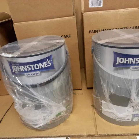 LOT OF APPROX 4 ASSORTED PACKAGED BOXED PAINTS TO INCLUDE: JOHNSONS WALL & CEILING, LAYLAND EMULSION
