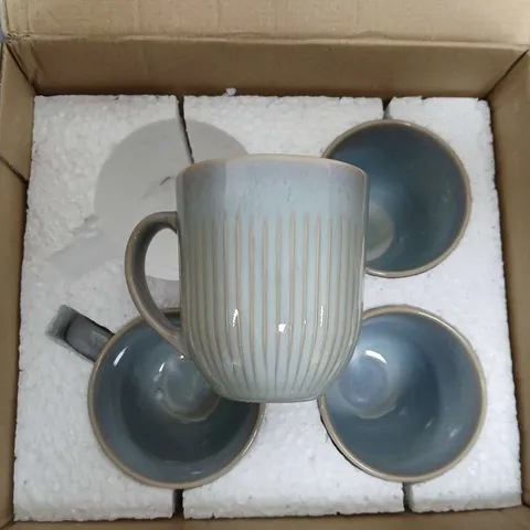 LINEAR SET OF 4 MUGS 