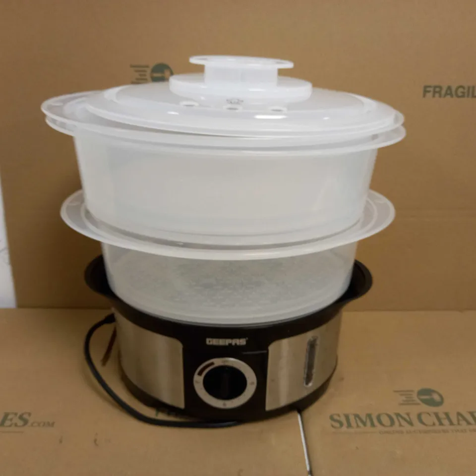 GEEPAS 3 TIER FOOD STEAMER