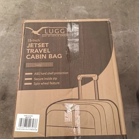 BOXED LUFF SUITCASE IVORY 15 INCH