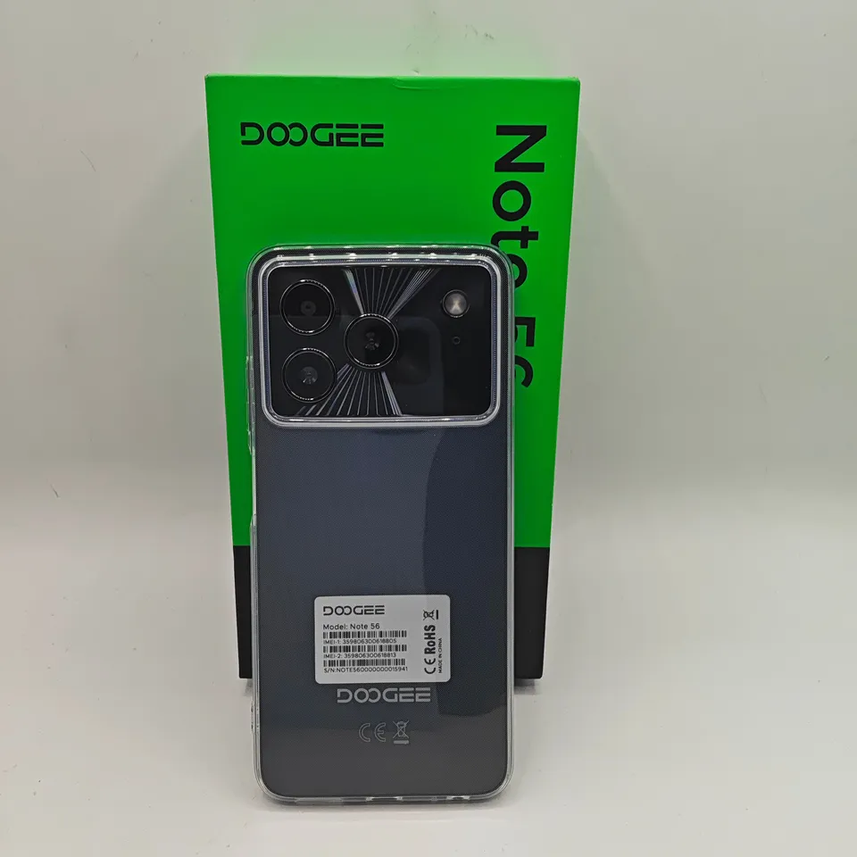 BOXED DOOGEE NOTE 56 3GB+21 RAM 64GB ROM IN OBSIDIAN BLACK