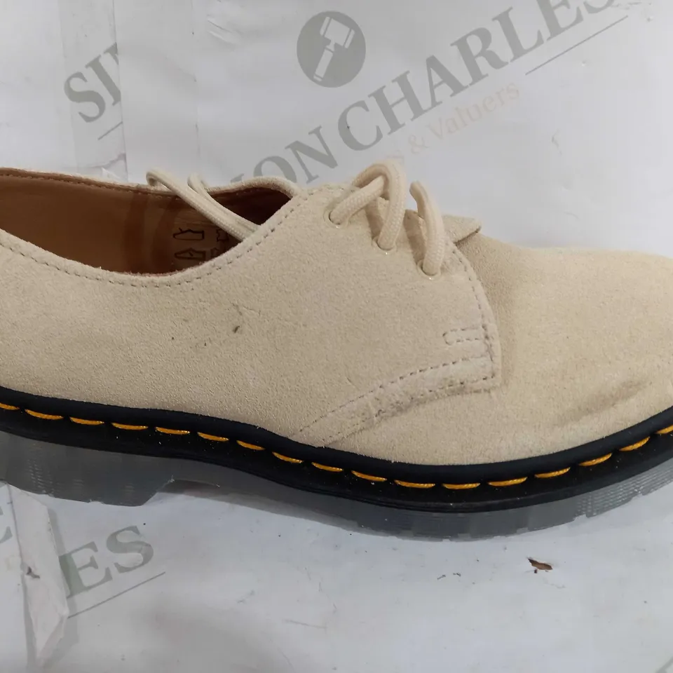 PAIR OF DR MARTENS THE ORIGINAL FAUX SUEDE LACEUP SHOES - UK 4