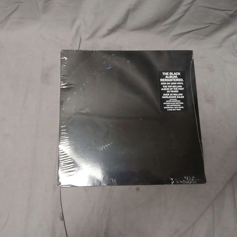 METALLICA – THE BLACK ALBUM REMASTERED VINYL LP (SEALED)