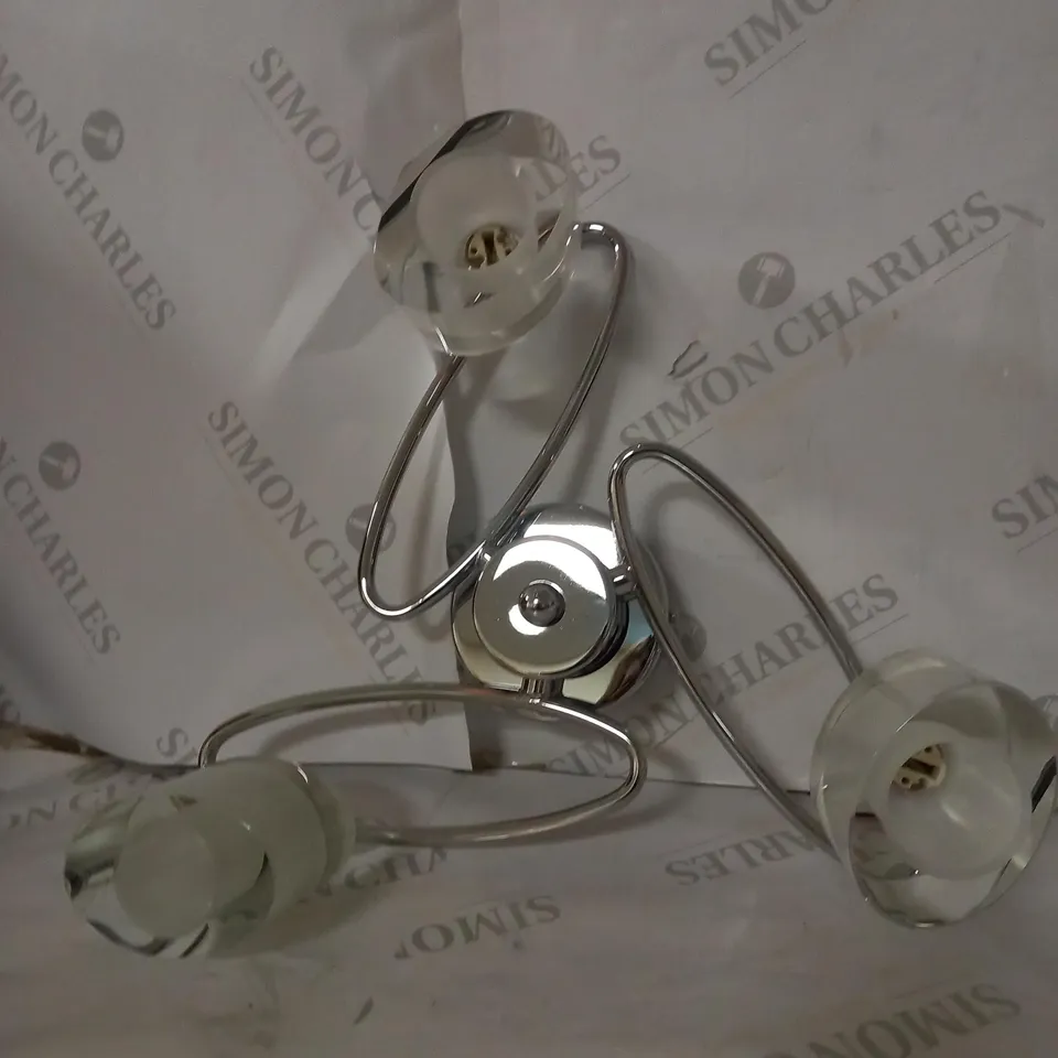 JOHN LEWIS ZOLA 3 LIGHT FLUSH