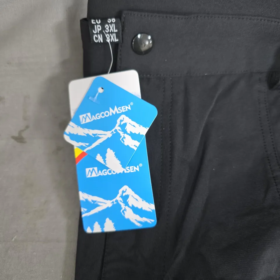 MAGCOMSEN Men's Black Hiking shorts – EU 38 / JP 3XL / CN 8XL