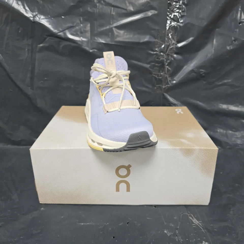 BOXED PAIR OF ON CLOUD NOVA 2 IN PURPLE SIZE UK 