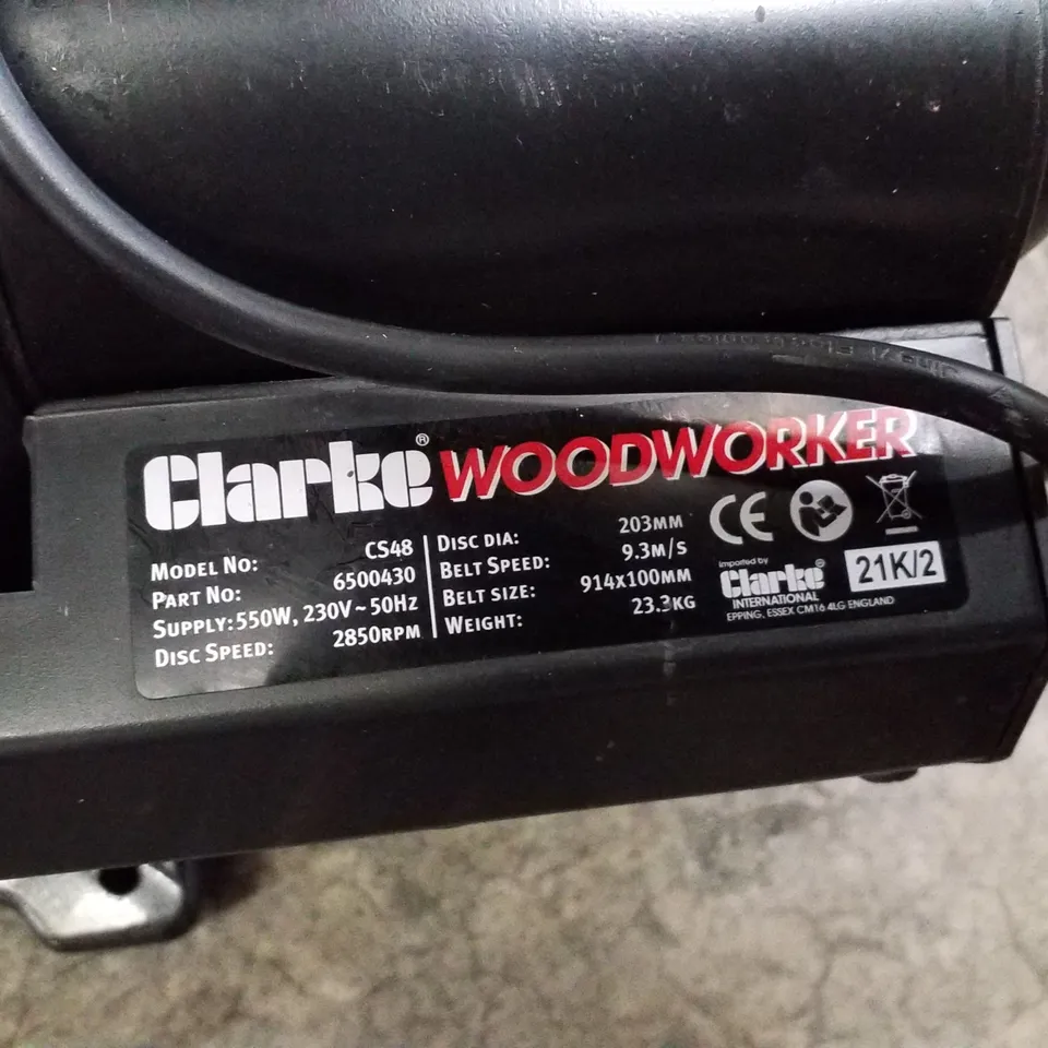 CLARKE CS48 BELT AND DISC SANDER 230V