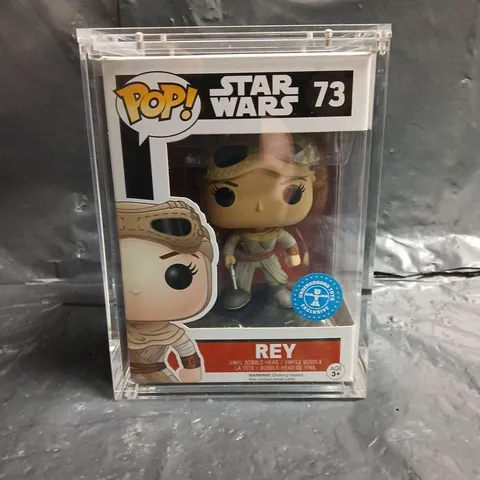 FUNKO POP! STAR WARS REY #73 VINYL FIGURE – UNDERGROUND TOYS EXCLUSIVE, BOXED