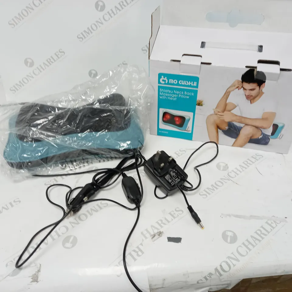 SHIATSU NECK BACK MASSAGER PILLOW WITH HEAT