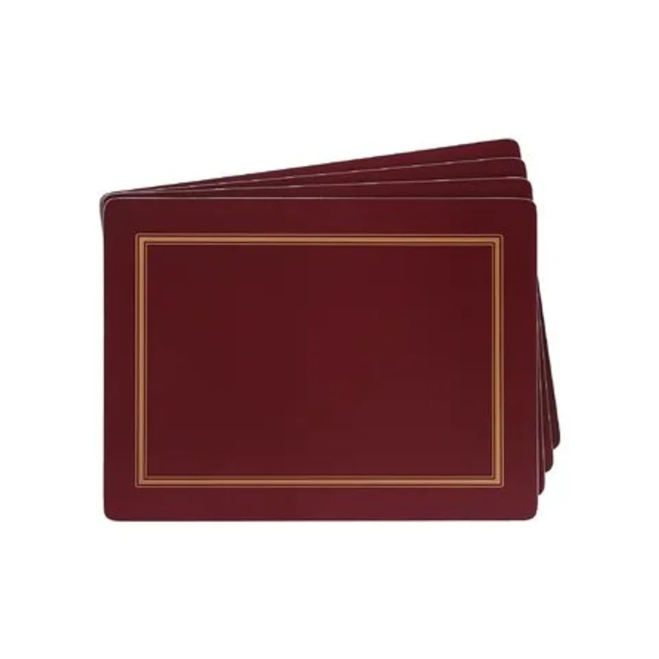PIMPERNEL BURGUNDY PLACEMATS