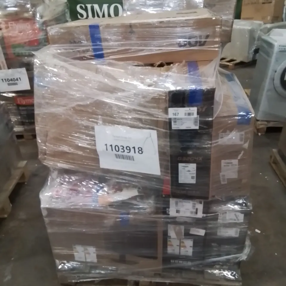 PALLET OF APPROXIMATELY 20 UNPROCESSED RAW RETURN MONITORS TO INCLUDE;