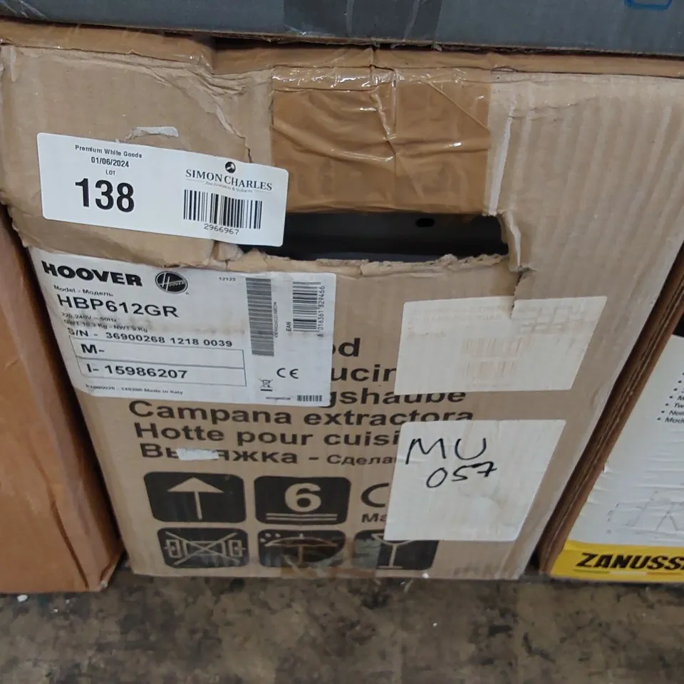 HOOVER EXTRACTOR HBP612GR