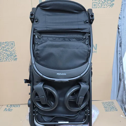 MY BABIIE MB30 PUSHCHAIR (BLACK / GREY) - COLLECTION ONLY