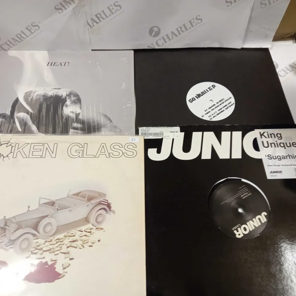 LOT OF 11 ASSORTED VINYL RECORDS TO INCLUDE LEGACY OF WAR, DANNY SCRILLA AND BROKEN GLASS
