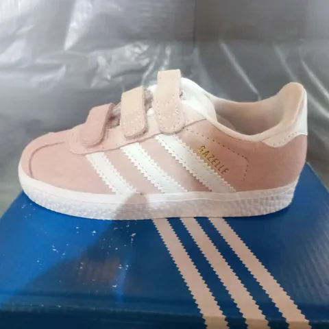 BOXED ADIDAS GAZELLE CF I PALE PINK SUEDE SIZE KIDS 7K