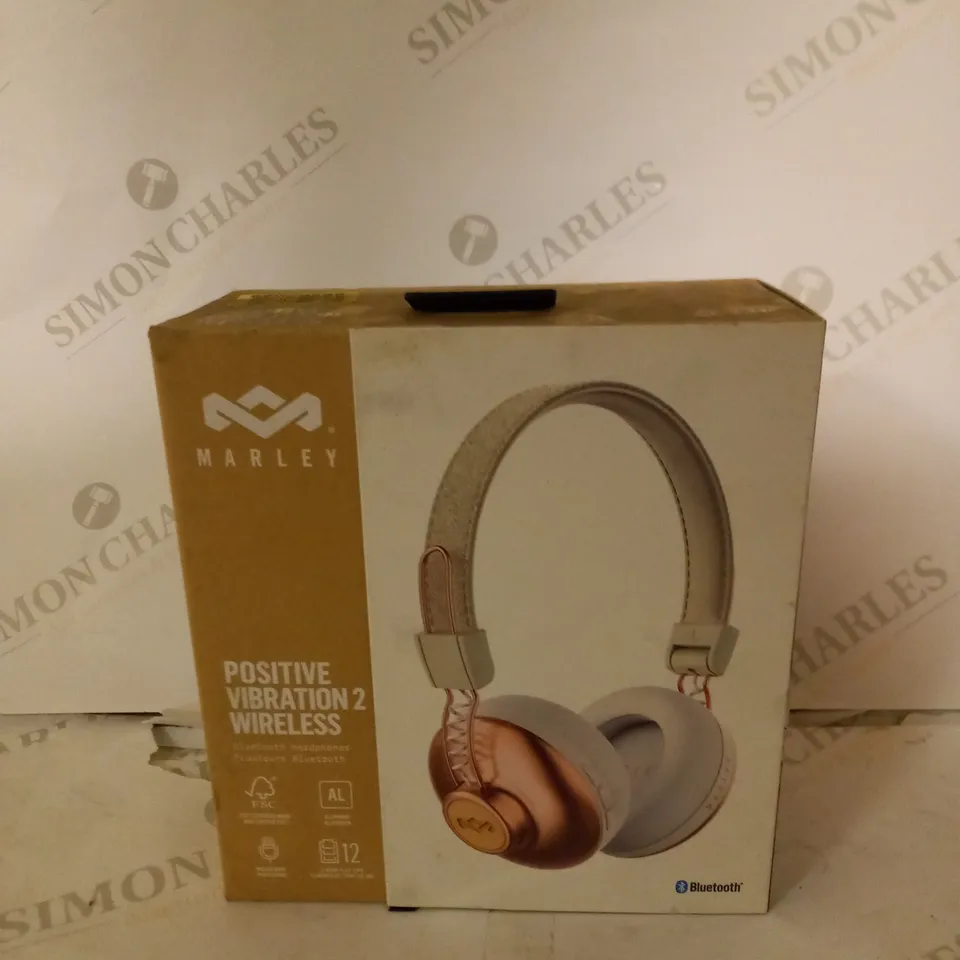BOXED SEALED MARLEY POSITIVE VIBRATION 2 WIRELESS HEADPHONES